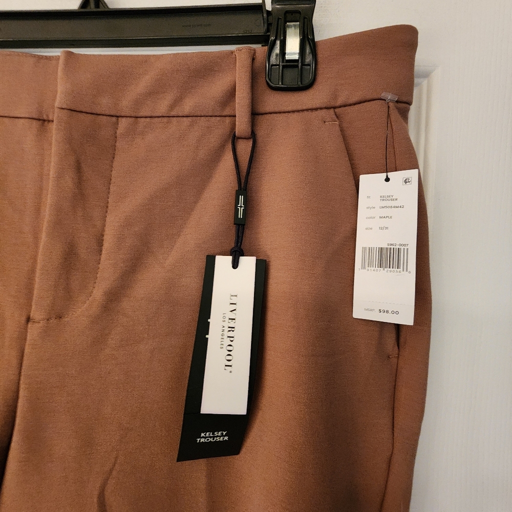 LIVERPOOL Kelsey Trouser In Maple Size 12/31 - Picture 8 of 14